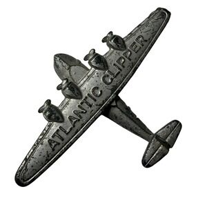 Vintage Dowst TootsieToy Atlantic Clipper Diecast Airplane Toy